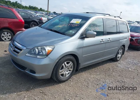 2007 Honda Odyssey Ex-L из США, поврежденный, VIN 5FNRL38677B138266